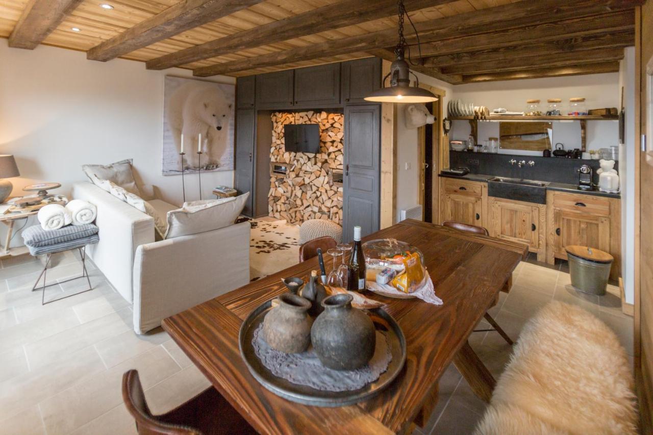 L'Ours Blanc Lodge Le Biot Exterior foto