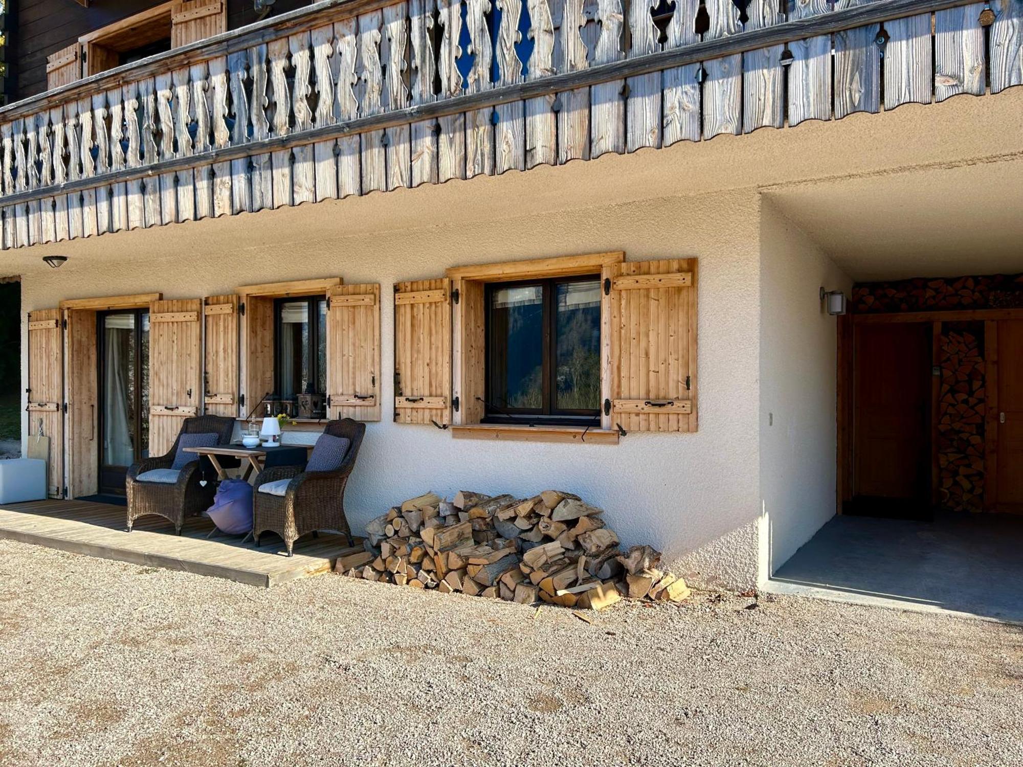 L'Ours Blanc Lodge Le Biot Exterior foto